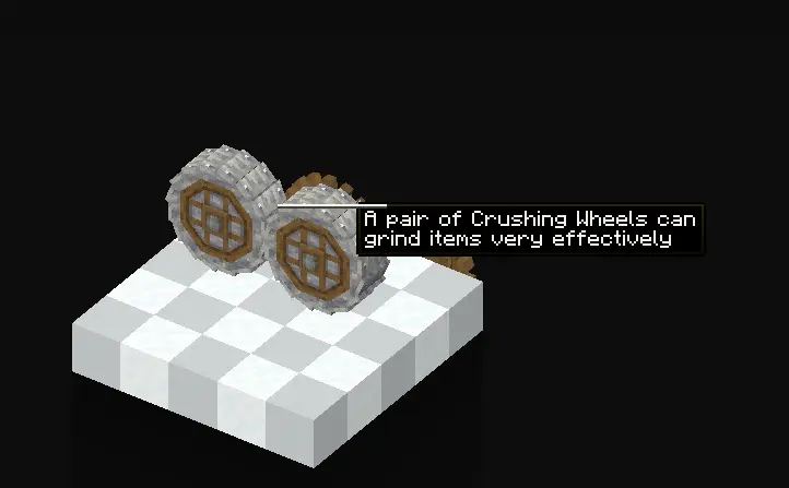 Create Ponder animation: Crushing wheels give extra output from ores