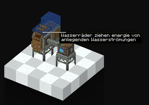 Create-Ponder-Animation: Wasserräder ziehen Kraft aus fließendem Wasser